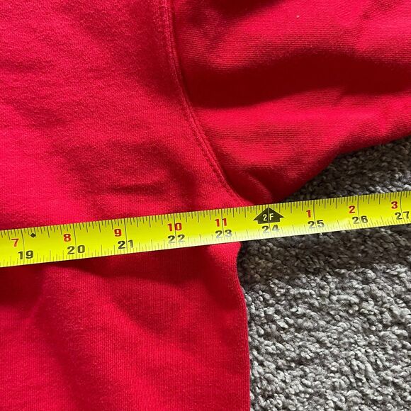 Vintage UNLV Runnin Rebels Crewneck Sweatshirt Pullover Red Size Large 90s - Picture 6 of 7